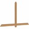 Ekena Millwork Eugene Smooth Timber Gable Bracket, Western Red Cedar, 72"W x 42"H x 1 1/2"D x 3 1/2"F, 14/12 Pitch GBW072X42X0204EUG00SWR - alternate 2